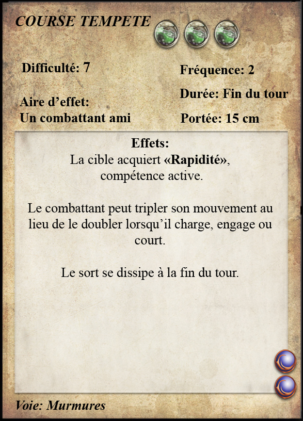 Course Tempête